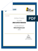 Certificate of Completion: Omkar Santosh Parbhankar Omkar Santosh Parbhankar