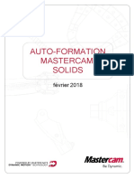Auto-Formation Mastercam Solids 2018