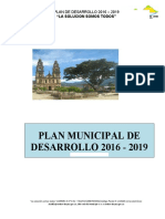 Plan Desarrollo Rondon