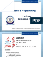 01-Program Design Techniques and Java