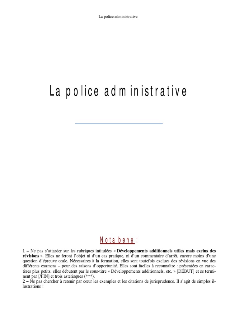 Cas pratique acte administratif unilatéral