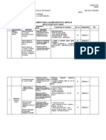 Planificare Calendaristică Anuală AN ȘCOLAR 2019-2020