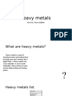 Heavy Metals (Yazan Jadallah)