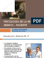 8 Relacion Medico Paciente - Psicología de La Salud PDF