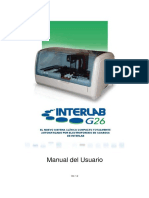 INTERLAB G26 Manual Español