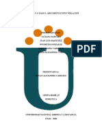 Paso 3 - Argumentación y Relación