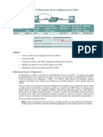 Práctica de Laboratorio 17 Eliminación de Las Configuraciones VLAN