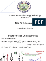 RET - PV TECHNOLOGY - L2-Basic