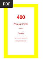 Download 400 Phrasal Verbs English - Espaol by unierasmus SN46219051 doc pdf