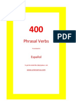 400 Phrasal Verbs. English - Español