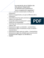 Qué Es La Evaluación de La Política de Cooperación