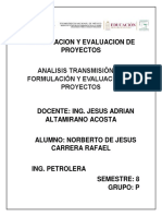 Analisis de La Transmicion FyE de Proyectos