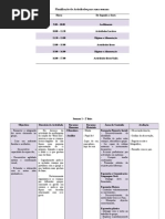 Planificação de Actividades - semanal - pré-escolar