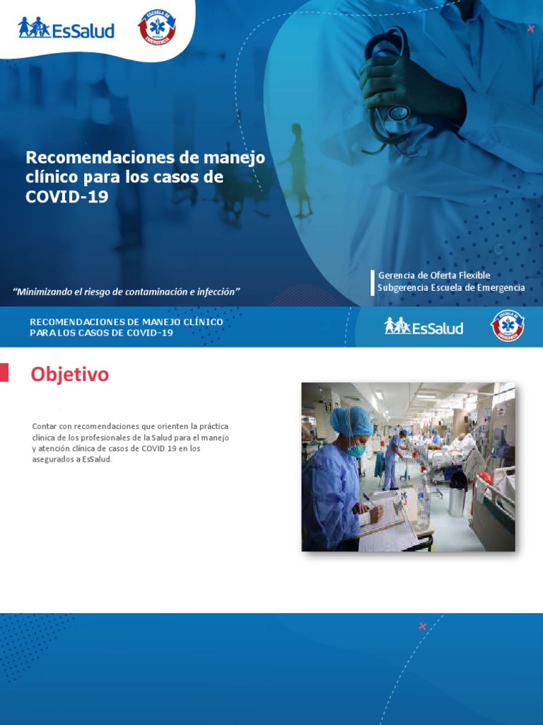 Manejo Clínico COVID 19 Ultimo PDF | PDF | Septicemia | Emergencias Médicas