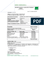 Certificado Calidad Tuberia HDPE T-PIPE - 36 Pulg SDR 32.5 PE 4710 PDF