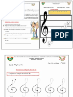 Material NOTAS MUSICALES Y EL PENTAGRAMA Material 3era Sesión