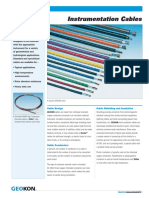 Instrumentation Cables: Applications