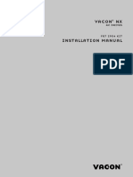 VACON NX FR7 IP54 Kit Installation Manual DPD01914A UK PDF