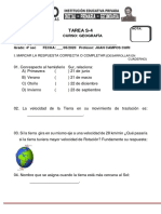 Tarea N°4 Geografía 4° Secundaria