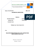 Relación entre entrada de calor y estructura metalográfica de la ZAT