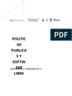 Politicas publicas y software libre