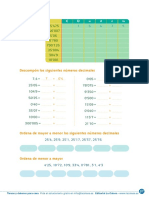 Actividades Números Decimales