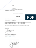 Constancia Hijos Dependientes 04-2020