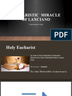 Eucharistic Miracle of Lanciano: Comprehending Its Origins