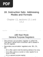 Instruction Sets: Addressing Modes and Formats