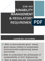 01 Sustainability Management and Regulatory Requirement