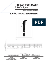 Tx-00 Sand Rammer: Service, Operation Parts Manual
