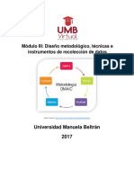 Diseo Metodologico Tecnicas e Instrumentos de Recoleccion de Datos