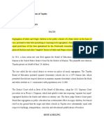 Brown v. Board of Education of Topeka May 17, 1954 347 U.S. 483 Chief Justice Warren