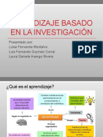 Aprendizaje basado investigación