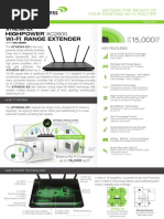 Power Wi-Fi: High Range Extender