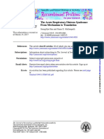 The Acute Respiratory Distress  Syndrome- From Mechanism to Translation. JImm2015