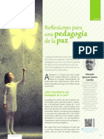 Reflexiones para Una Pedagogia de La Paz PDF