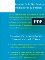 Aproximacion A La Binomial Atraves de Poisson