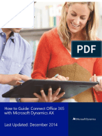 How To Guide: Connect Office 365 With Microsoft Dynamics AX Last Updated: December 2014