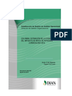 Colombia. Estimación de La Evasión Del Impuesto de Renta Perosnas Jurídicas 2007-2012.