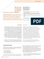 Abordaje Multidisciplinar de Una Dehiscencia Abdominal Infectada: Evaluación Coste-Consecuente de Apósitos y Medidas Utilizadas