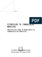 Estratégias de comunicação municipal