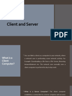 Client and Server OS
