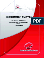 Instrumen Survei SNARS Ed 1 Tahun 2018