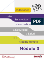 MÓDULO 3 - Recomendaciones para El Trabajo Remoto PDF