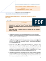 Coronavirus Disease (COVID-19) Preparedness and Response UNFPA Interim Technical Brief