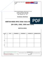 BSRTA4-MS01 RFCC Slide Valve Works Proposal (SV-1501,1502,1503 and 1504)