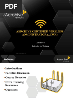 Aerohive Certified Wireless Administrator (Acwa) : Aerohive's Instructor-Led Training