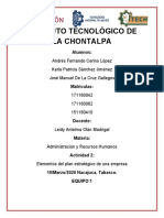 Elementos Del Plan Estratégico de Una Empresa