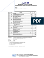 PT REKAYASA Cathodic Protection System Material List